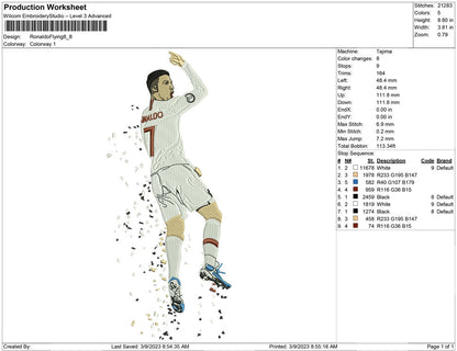 Ronaldo  Flying