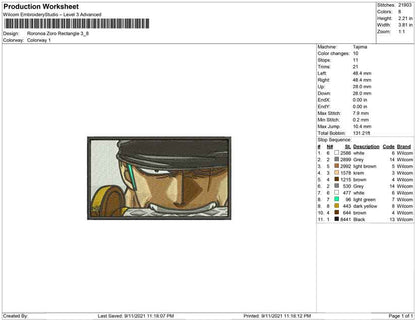 Roronoa Zoro rectangle