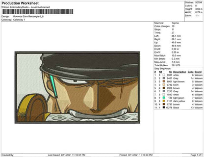 Roronoa Zoro rectangle