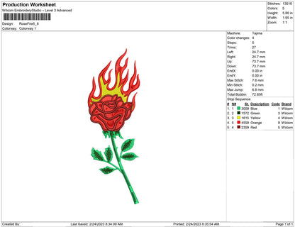 Rose Fire