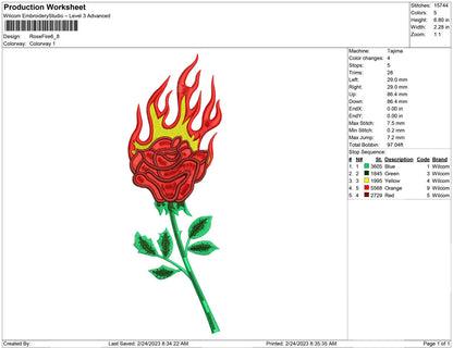 Rose Fire