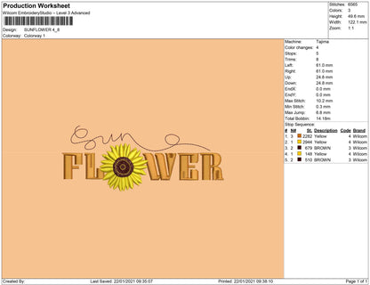 Sun flower