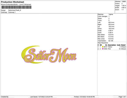 Sailormoon text