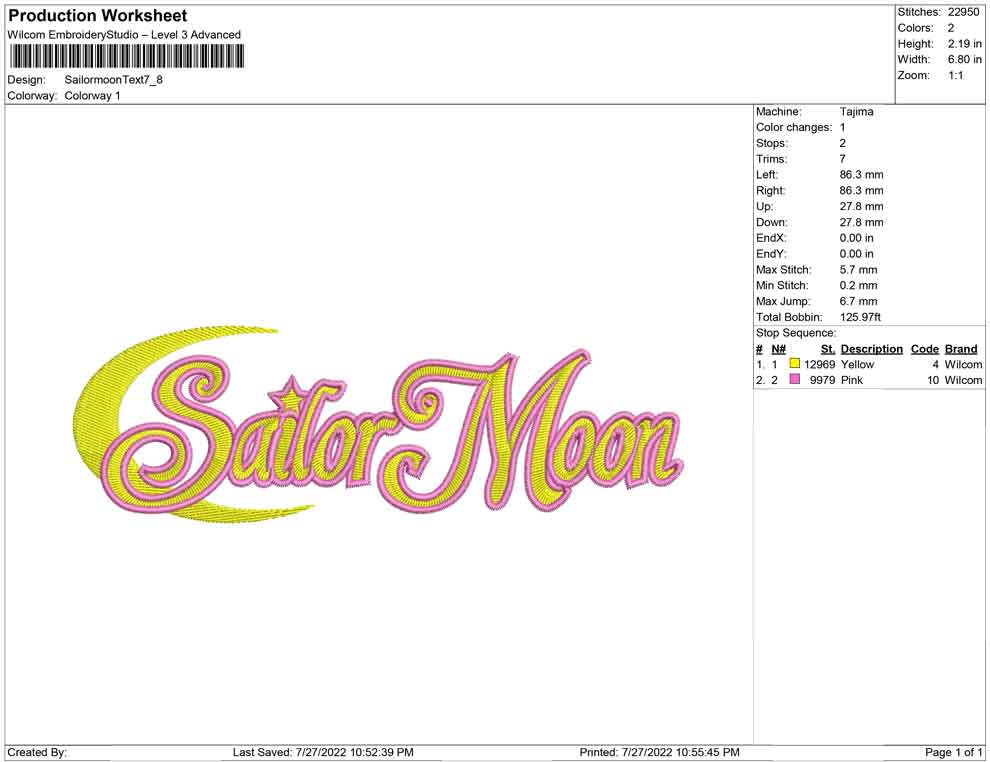 Sailormoon text
