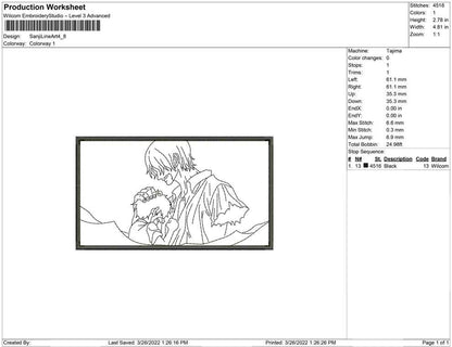 Sanji Line art