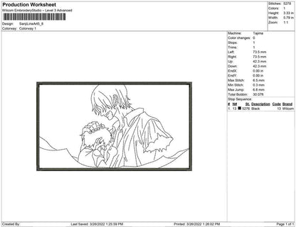 Sanji Line art