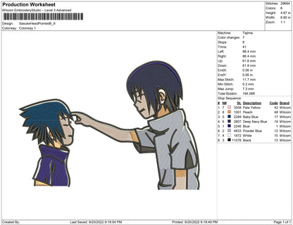 Sasuke Head Point