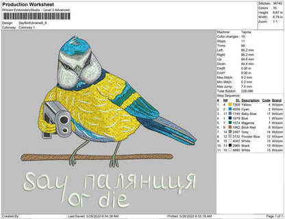 Say Bird Ukraine