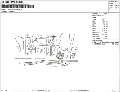 Scribble Lanscape