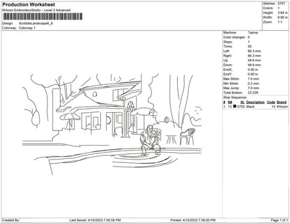Scribble Lanscape