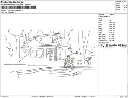 Scribble Lanscape