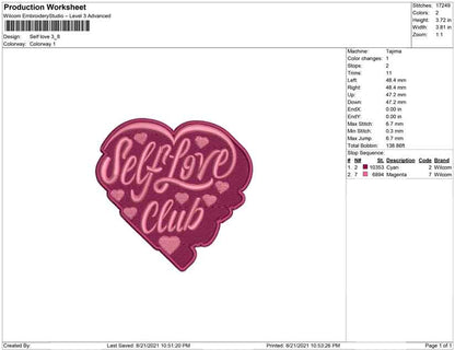self love typo