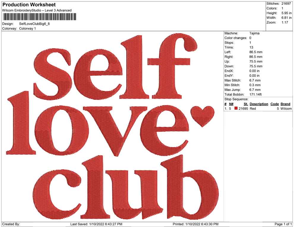 Self love club Big