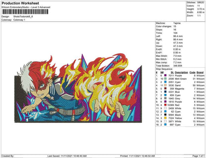 Shoto todoroki rectangle