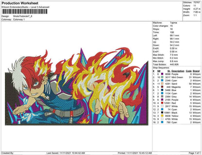 Shoto todoroki rectangle