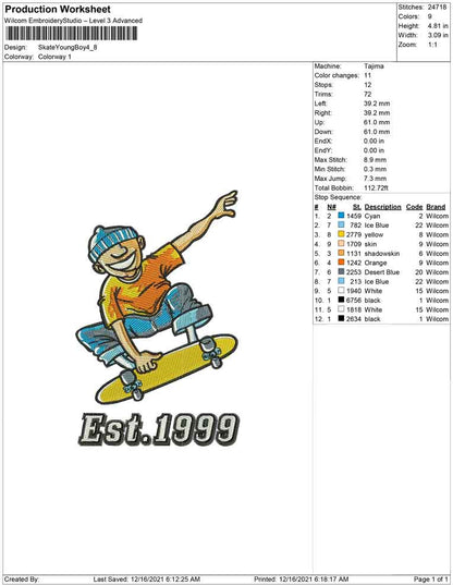 Skate Young Boy