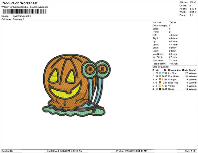 Snail Pumpkin halloween