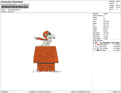 Snoopy At house