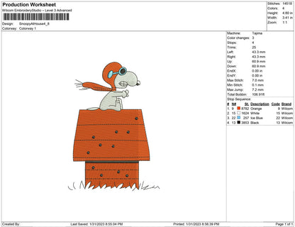 Snoopy At house