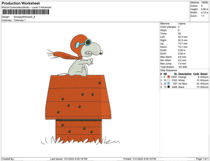 Snoopy At house