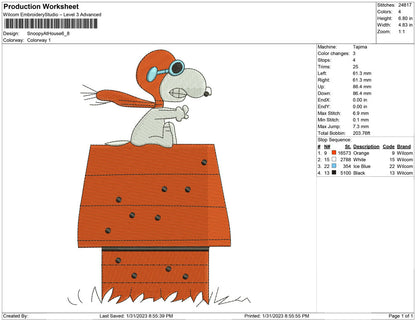 Snoopy At house