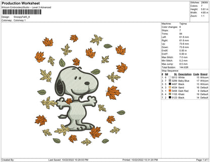 Snoopy Fall
