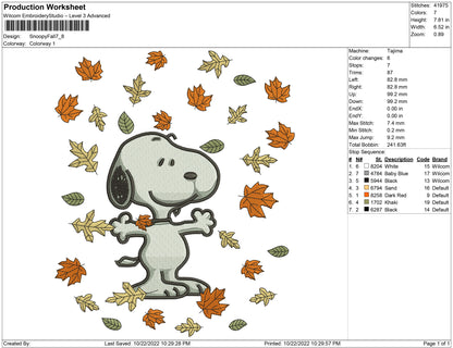 Snoopy Fall