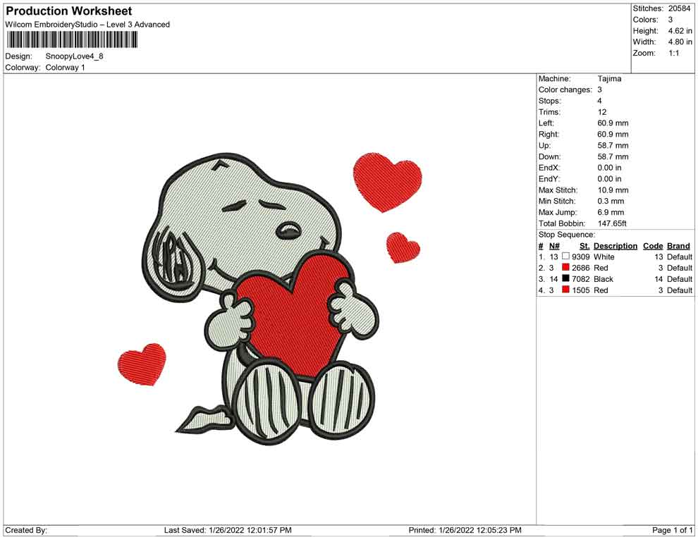 Snoopy Love – Embrobuy