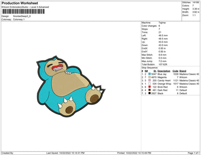 Snorlax Sleep