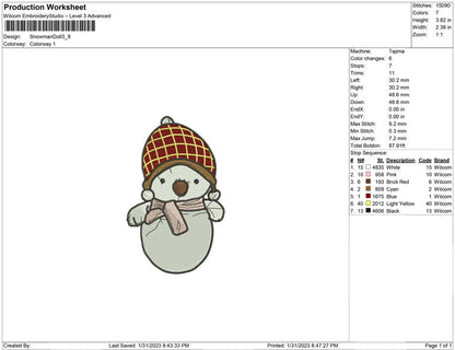 Snowman Doll