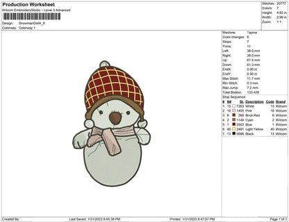Snowman Doll