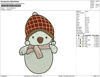 Snowman Doll