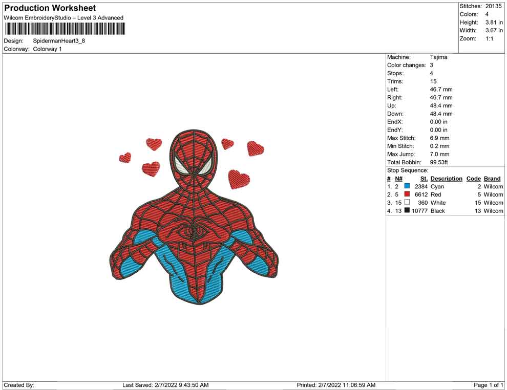 Spiderman hearts