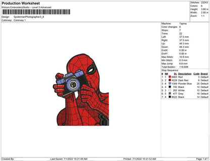 Spiderman Photographer