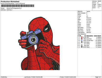 Spiderman Photographer