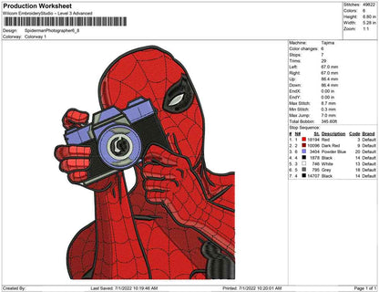 Spiderman Photographer