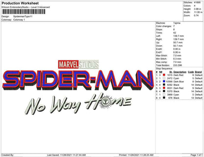 Spiderman Typo