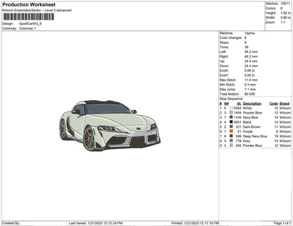 Sport car W