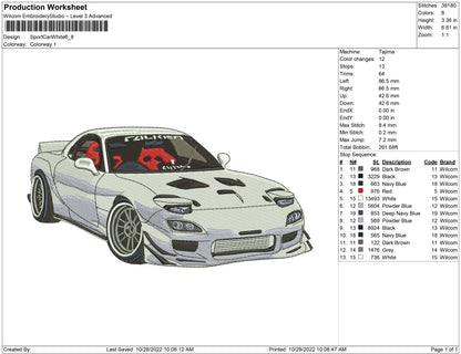 Sport Car white