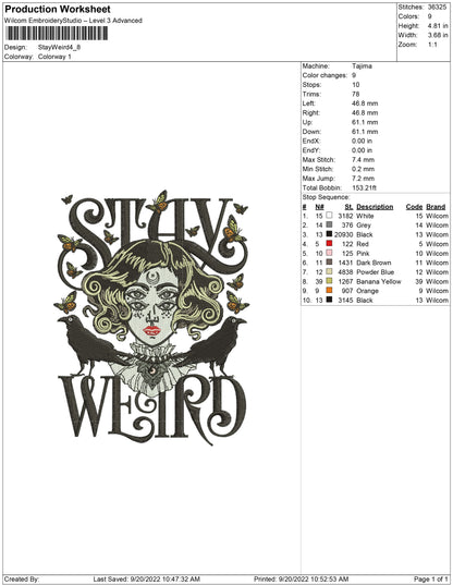 Stay weird