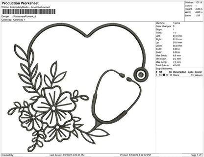 Stetoscope Flower