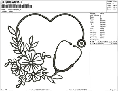 Stetoscope Flower