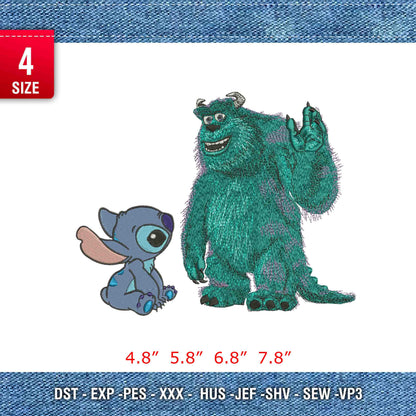 Stitch and Sulley