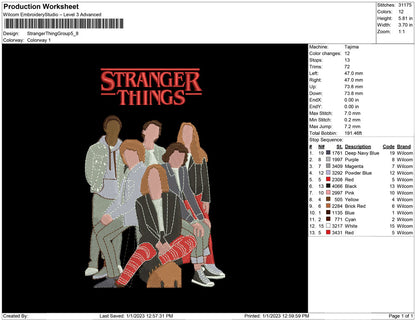 Stranger things Group