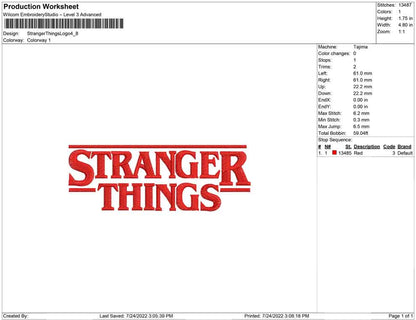 Stranger Things Logo