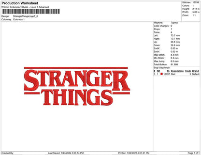 Stranger Things Logo