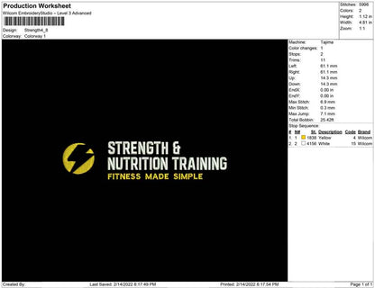 Strength and nutrition