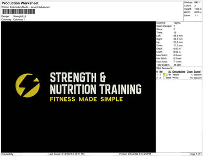 Strength and nutrition