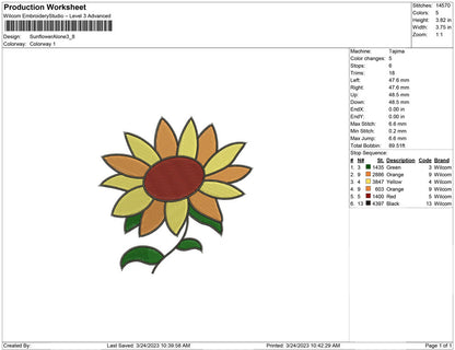Sun Flower Alone
