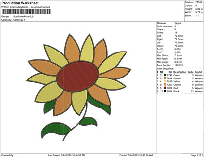 Sun Flower Alone